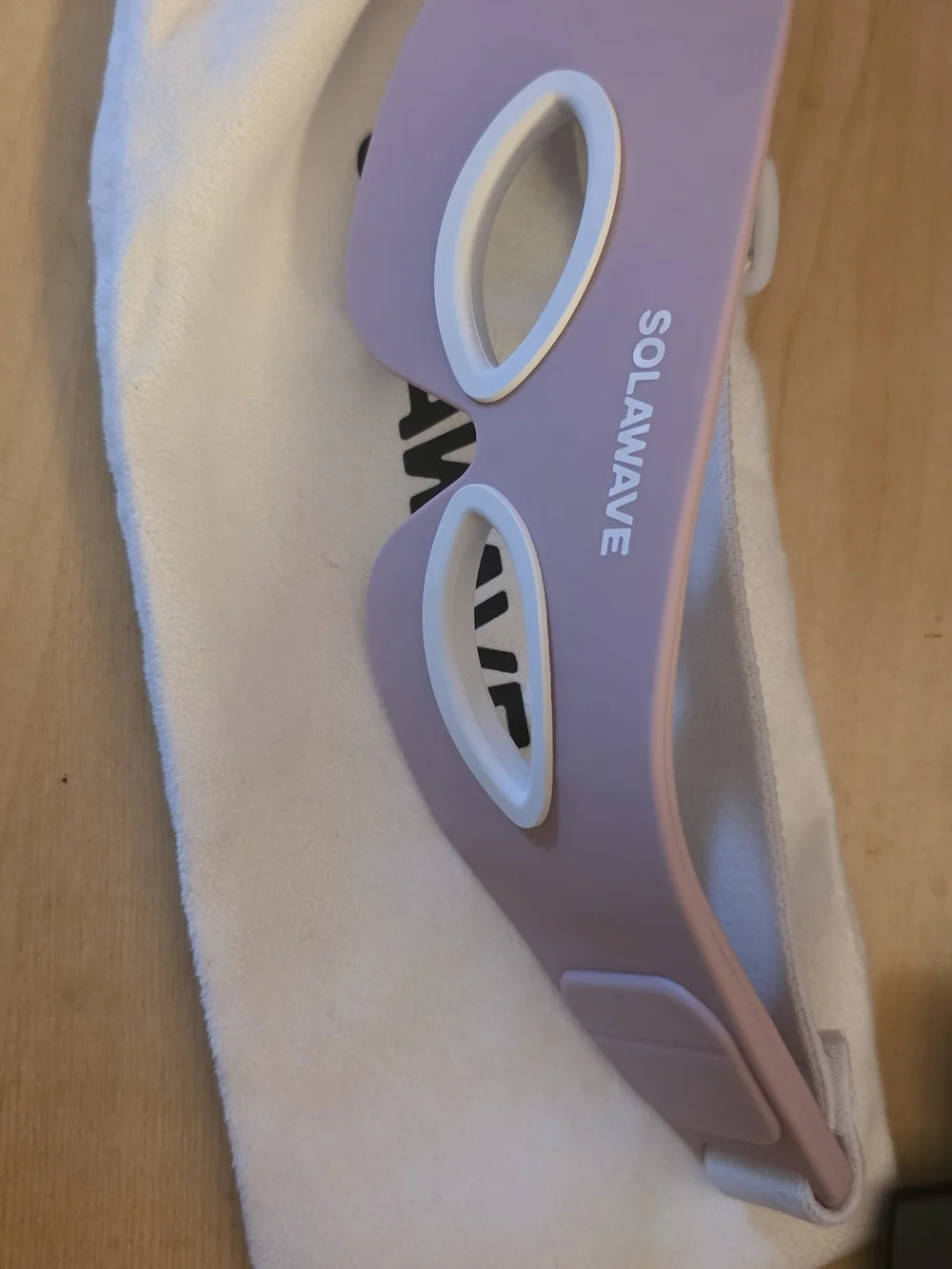 Solawave Pink LED Beauty Eye Mask with Accessories